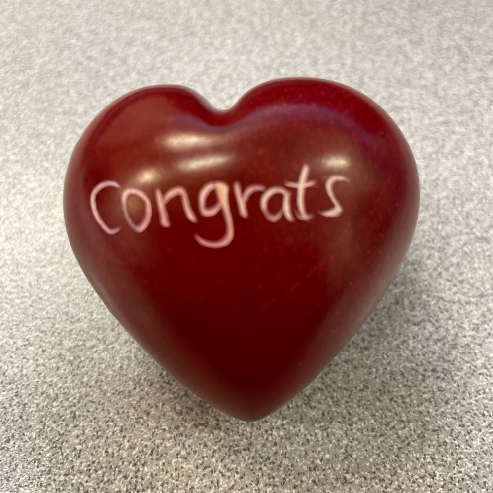 Congrats paperweight